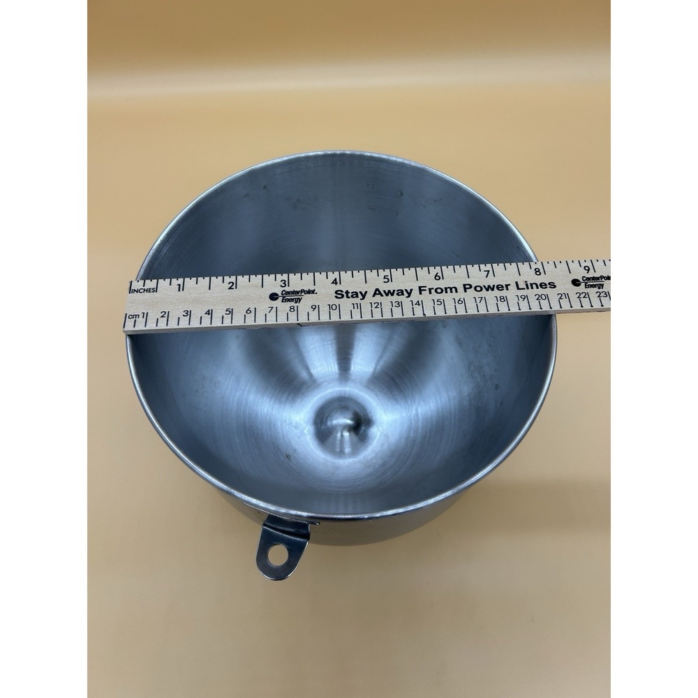 Kitchen Aid Stainless Steel 5 Quart Mixing Bowl For Lift Mixer 8" Locking Sides - Picture 6 of 6